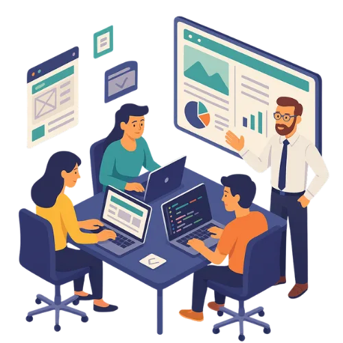 Equipe de desenvolvimento web DOMUS